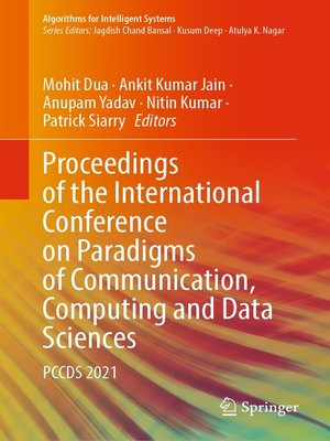 cover image of Proceedings of the International Conference on Paradigms of Communication, Computing and Data Sciences